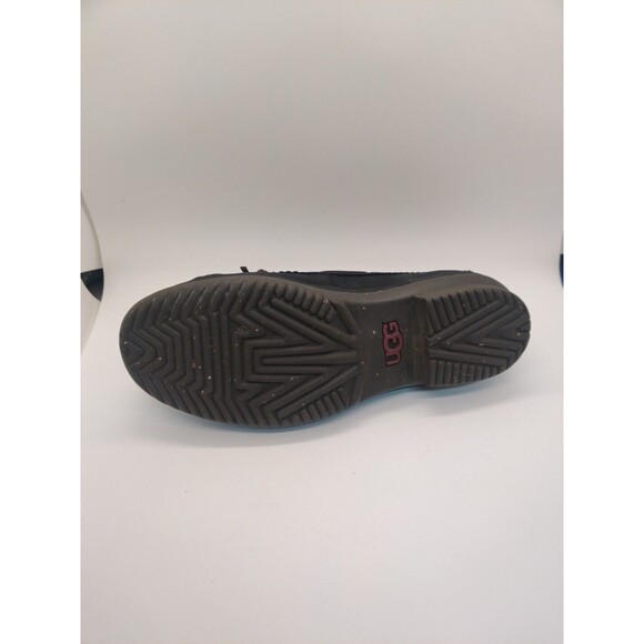 Ugg Australia Womens Sz 7.5 Haylie Oiled Leather Fringe Slipon Duck Shoe Leather - Picture 14 of 14